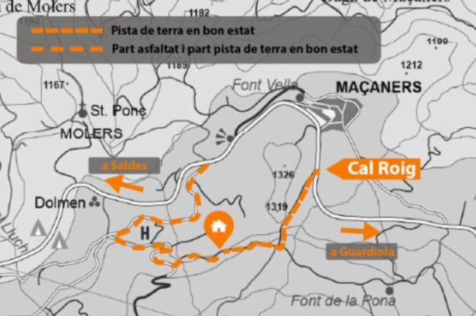 Cal Roig - Pedraforca Villa Saldés Eksteriør bilde